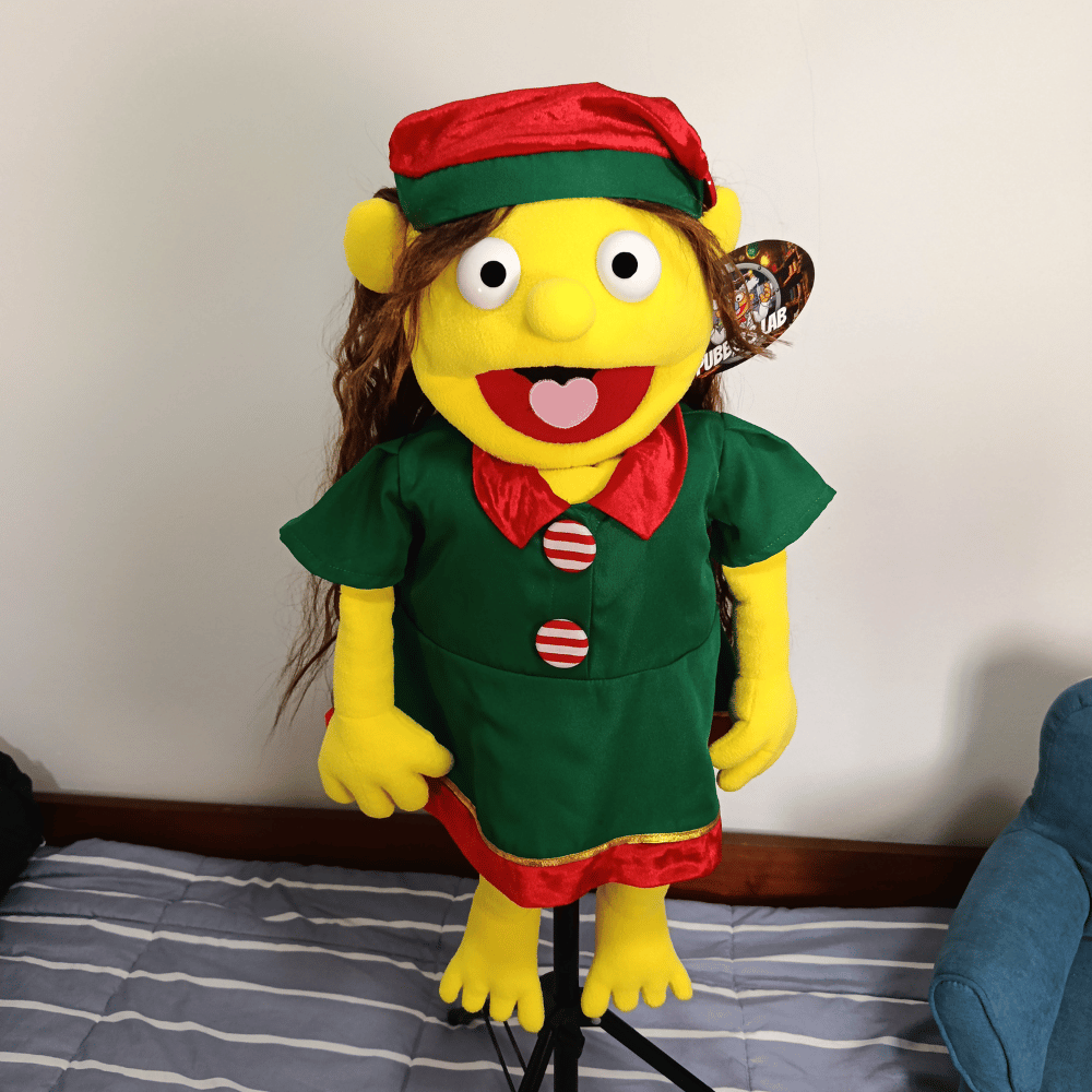 Fern the Elf | Full-Body Christmas Hand Puppet (1 of 1)