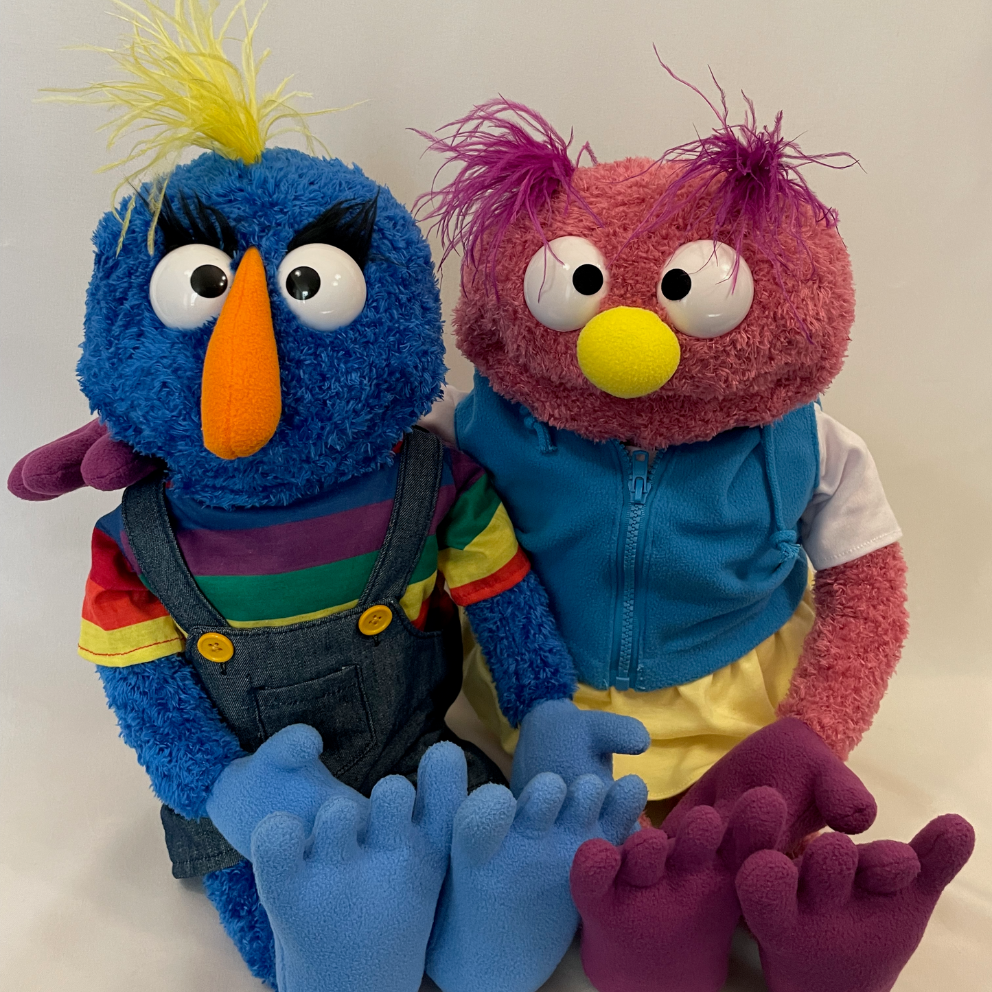 Storytime Monster Bundle: Two Puppets + Tote + Arm Rods - SAVE 15%