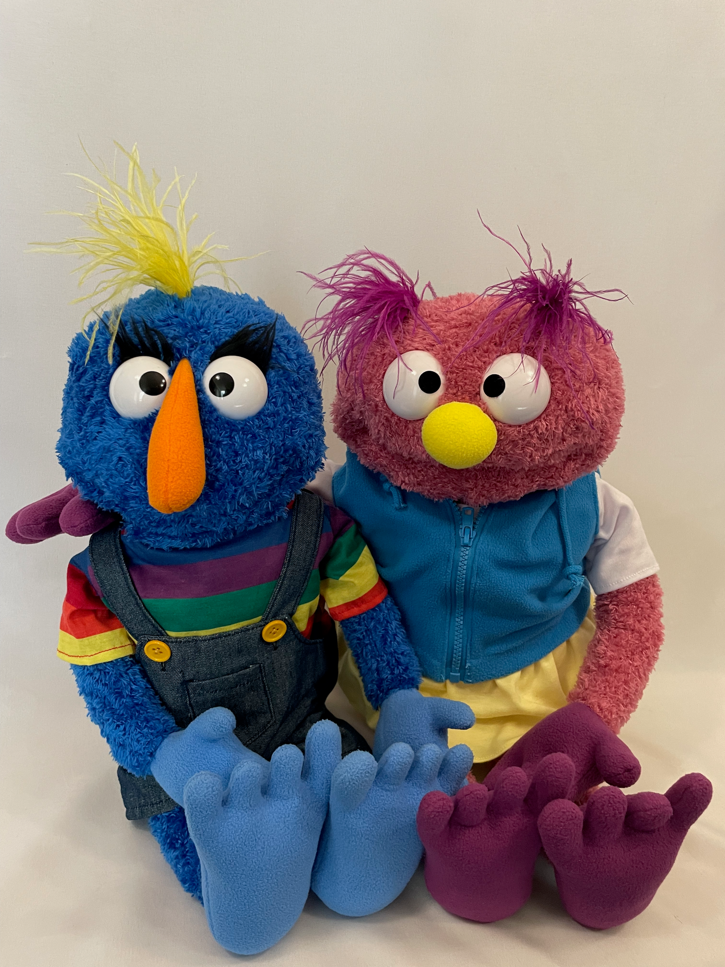 Storytime Monster Bundle: Two Puppets + Tote + Arm Rods - SAVE 15%