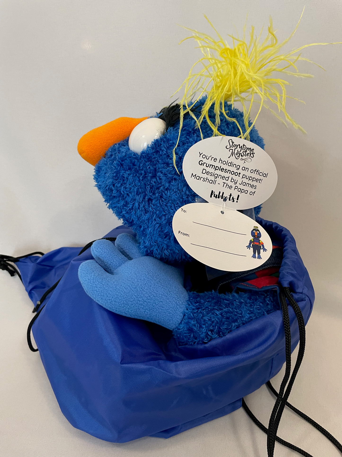 Storytime Monster Bundle: Two Puppets + Tote + Arm Rods - SAVE 15%