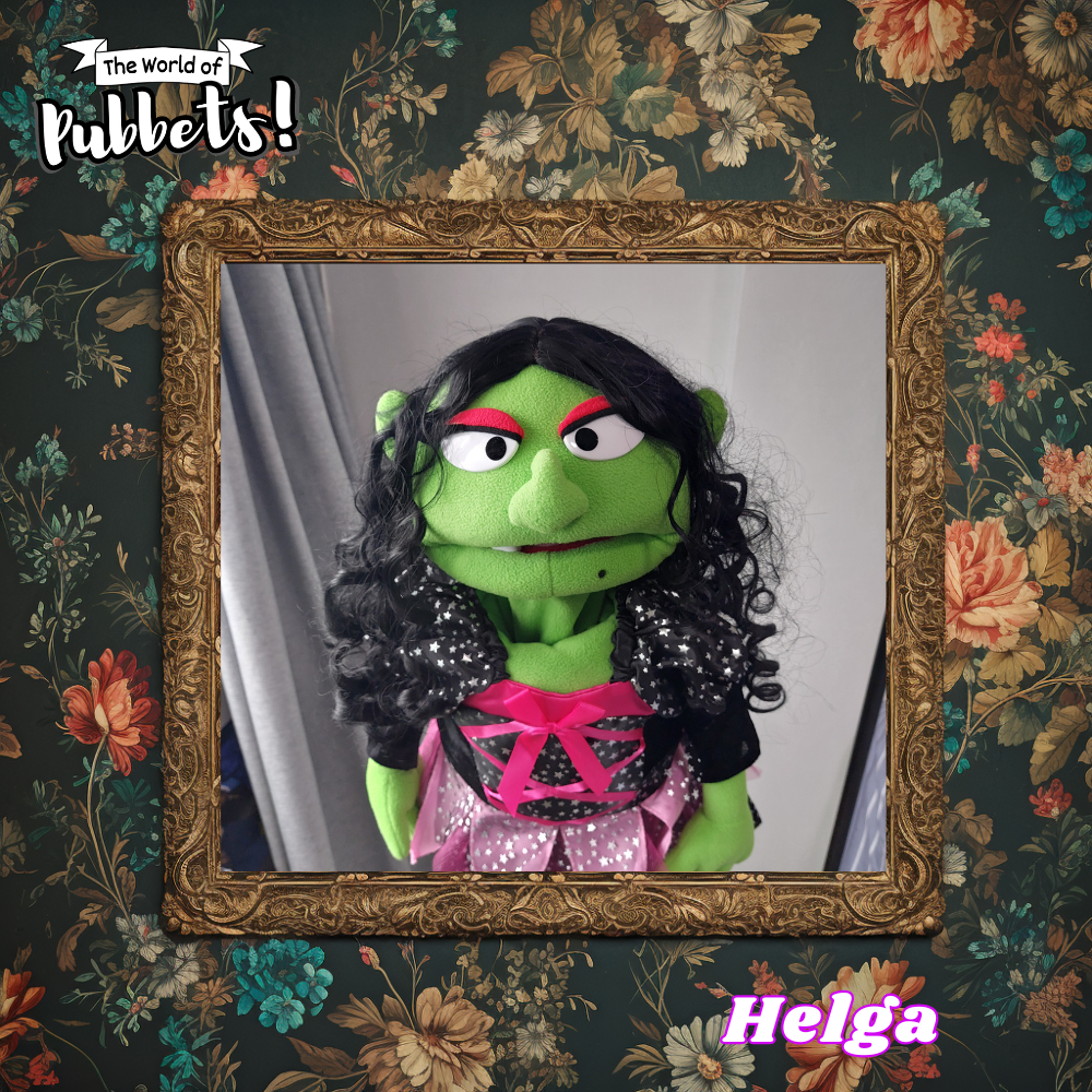 Helga the Witch - ZimZam Original 28” Full-Body Witch Puppet