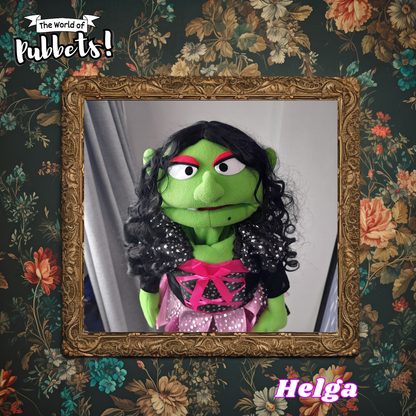Helga the Witch - ZimZam Original 28” Full-Body Witch Puppet