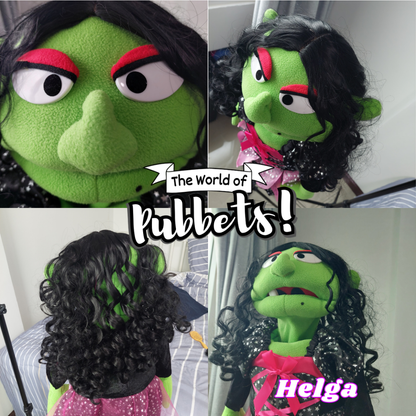 Helga the Witch - ZimZam Original 28” Full-Body Witch Puppet