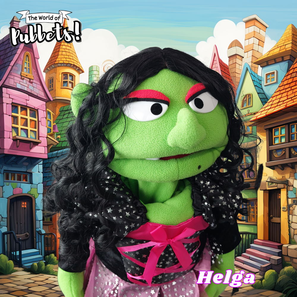 Helga the Witch - ZimZam Original 28” Full-Body Witch Puppet