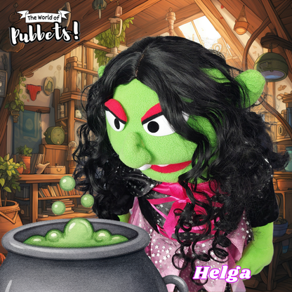 Helga the Witch - ZimZam Original 28” Full-Body Witch Puppet