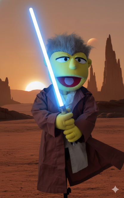 Luke Starknocker - ZimZam Original 28” Full-Body Space Battle Puppet with Deluxe Outfit Set