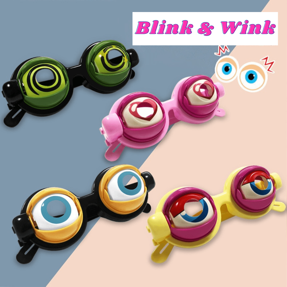 Blink & Wink Novelty Glasses - The Ultimate Selfie Accessory!
