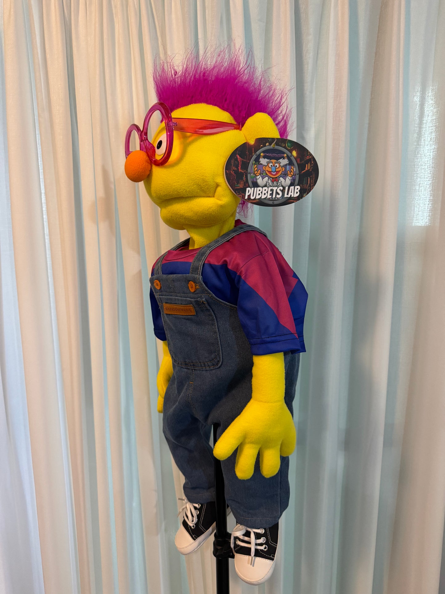 Neon Newton - ZimZam Original 28” Full-Body Yellow Boy Puppet