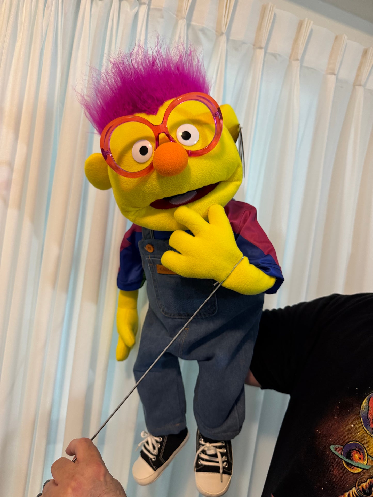 Neon Newton - ZimZam Original 28” Full-Body Yellow Boy Puppet