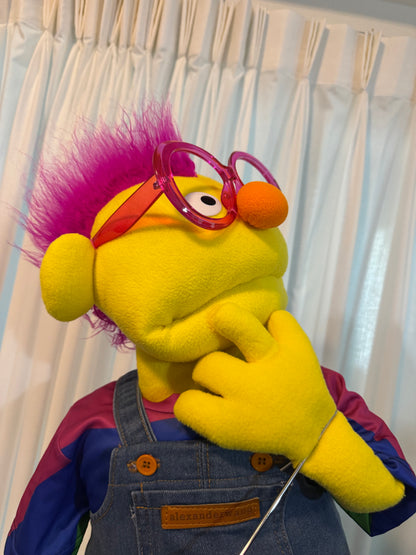 Neon Newton - ZimZam Original 28” Full-Body Yellow Boy Puppet