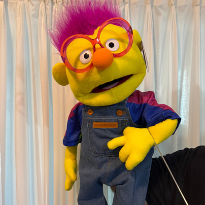 Neon Newton - ZimZam Original 28” Full-Body Yellow Boy Puppet