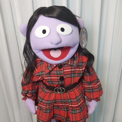 Ling – Lavender Girl Hand Puppet | Pubbets Lab Original | 1 of 1