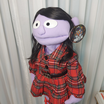 Ling – Lavender Girl Hand Puppet | Pubbets Lab Original | 1 of 1