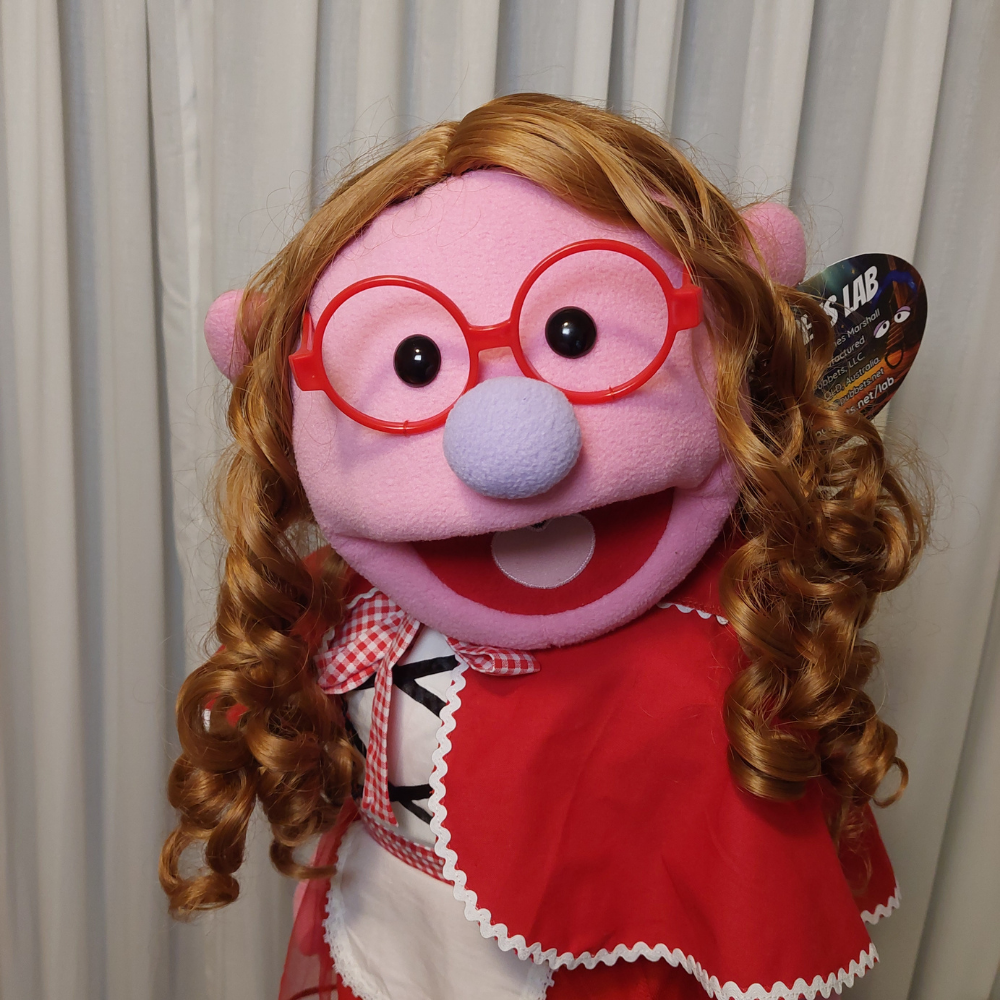 Lil Scarlet – Little Red Riding Hood Hand Puppet | 28" Pubbets Lab | 1 of 1