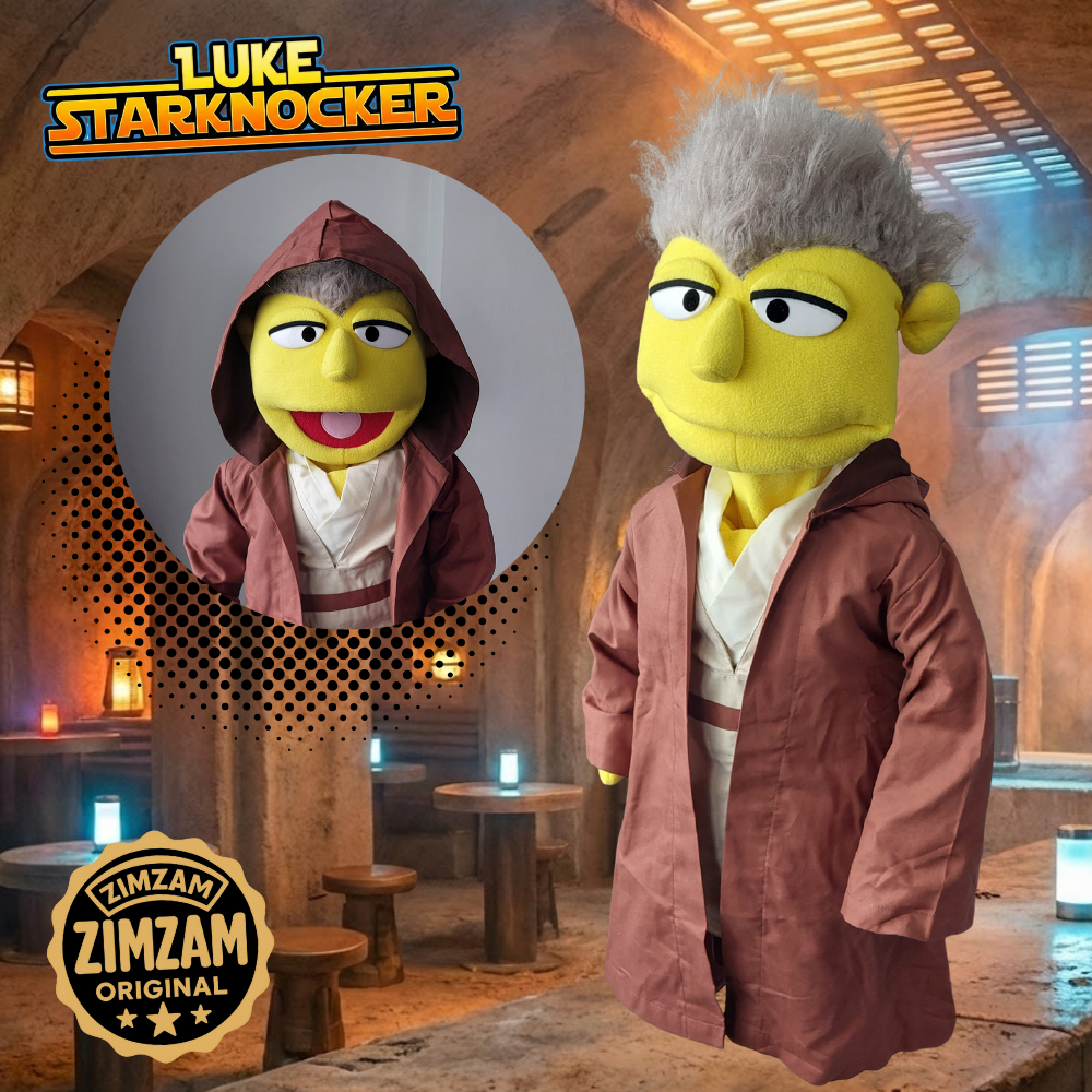 Luke Starknocker - ZimZam Original 28” Full-Body Space Battle Puppet w ...