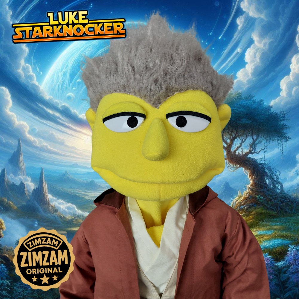 Luke Starknocker - ZimZam Original 28” Full-Body Space Battle Puppet with Deluxe Outfit Set