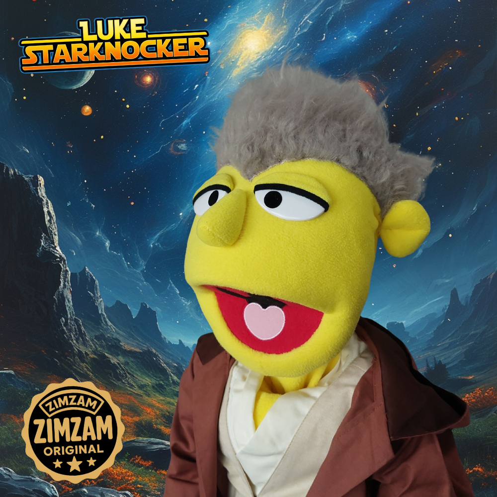 Luke Starknocker - ZimZam Original 28” Full-Body Space Battle Puppet with Deluxe Outfit Set