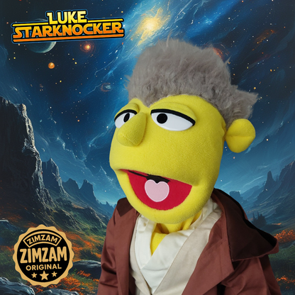 Luke Starknocker - ZimZam Original 28” Full-Body Space Battle Puppet with Deluxe Outfit Set