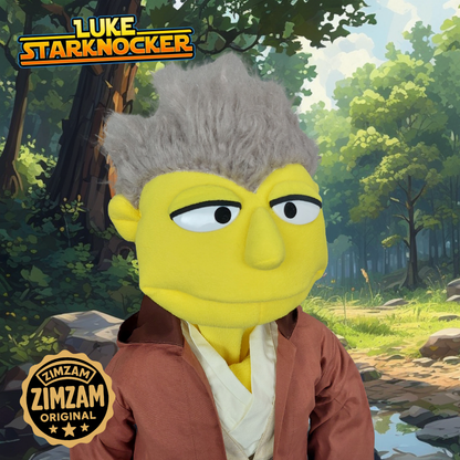 Luke Starknocker - ZimZam Original 28” Full-Body Space Battle Puppet with Deluxe Outfit Set