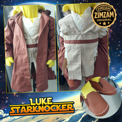 Luke Starknocker - ZimZam Original 28” Full-Body Space Battle Puppet with Deluxe Outfit Set
