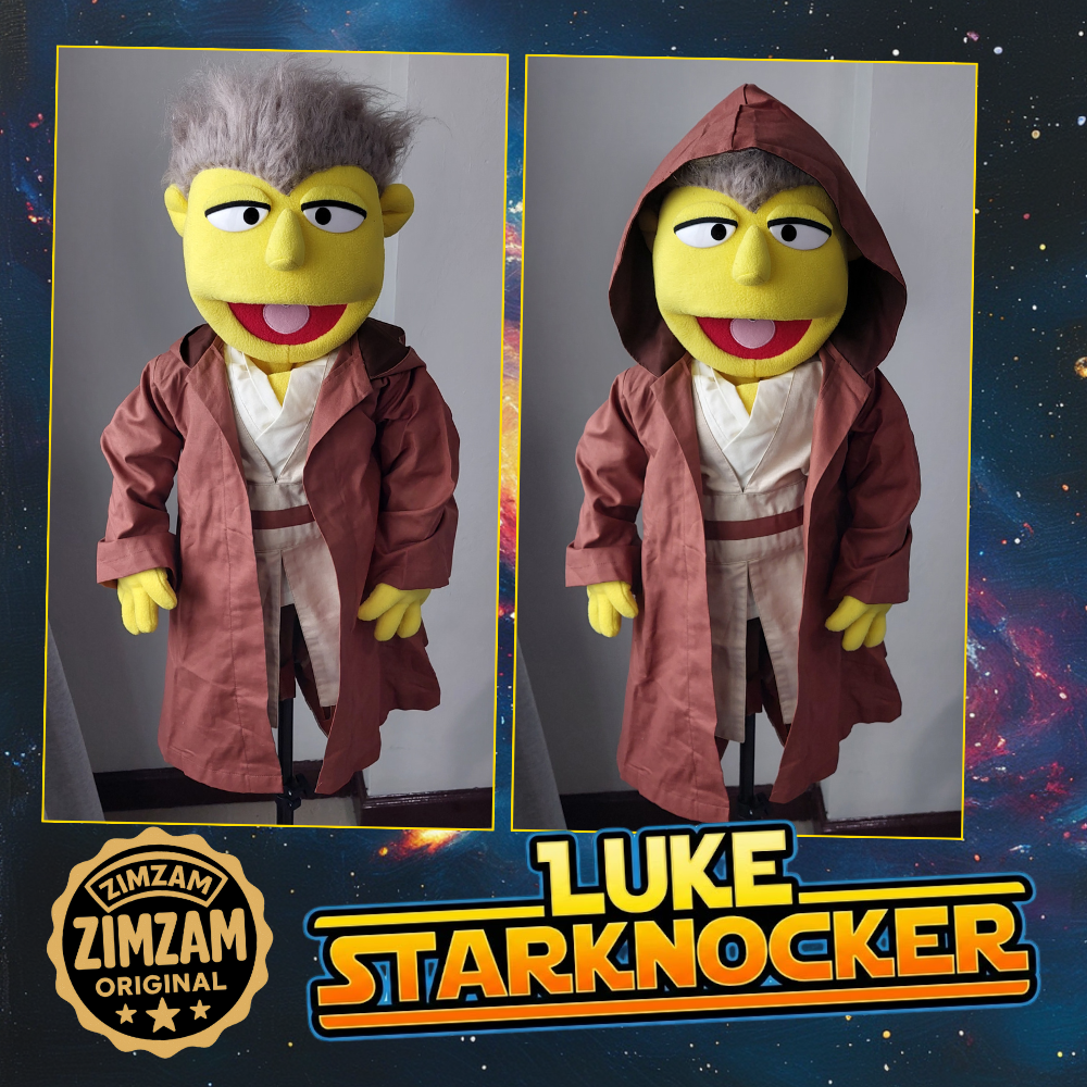 Luke Starknocker - ZimZam Original 28” Full-Body Space Battle Puppet with Deluxe Outfit Set