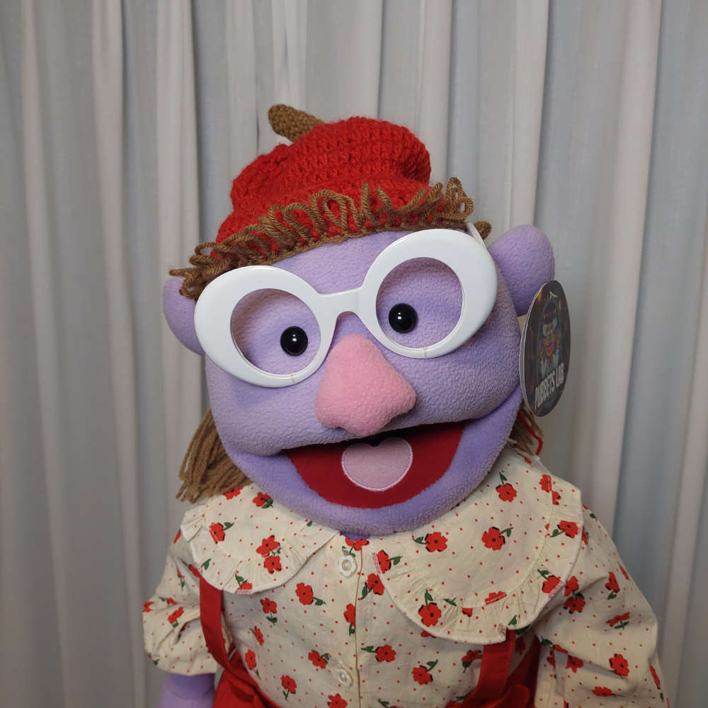 Maggie Applebee – Lavender Girl Hand Puppet | 28" Pubbets Lab Original | 1 of 1