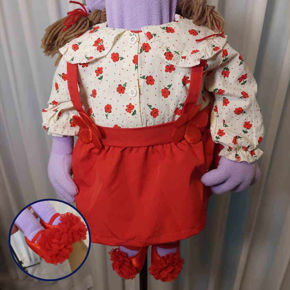 Maggie Applebee – Lavender Girl Hand Puppet | 28" Pubbets Lab Original | 1 of 1