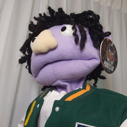 Marty – Teen Boy Hand Puppet | Varsity Jacket | Pubbets Lab Original | 1 of 1