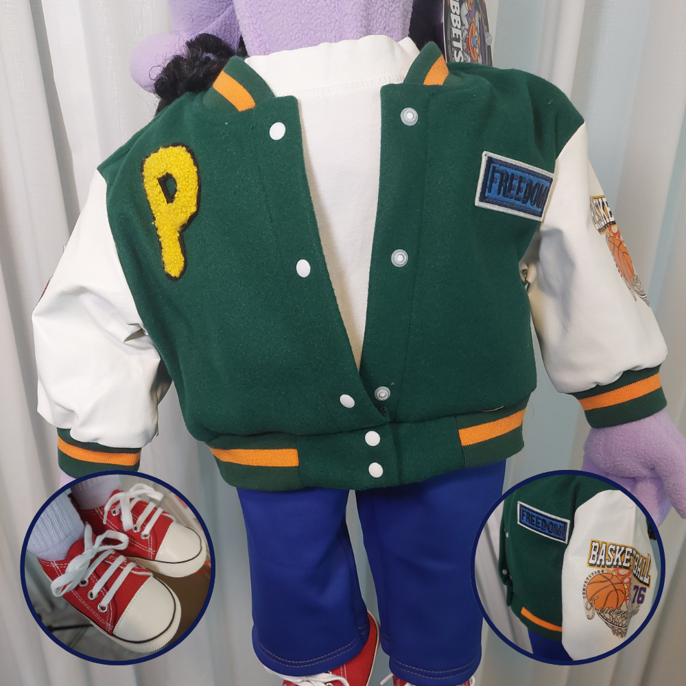 Marty – Teen Boy Hand Puppet | Varsity Jacket | Pubbets Lab Original | 1 of 1
