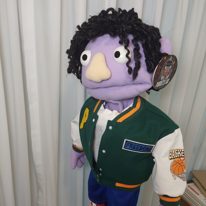 Marty – Teen Boy Hand Puppet | Varsity Jacket | Pubbets Lab Original | 1 of 1