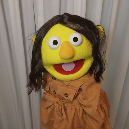 Megan – Yellow Hand Puppet | Safari Dress | Pubbets Lab Original | 1 of 1