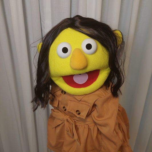 Megan – Yellow Hand Puppet | Safari Dress | Pubbets Lab Original | 1 of 1