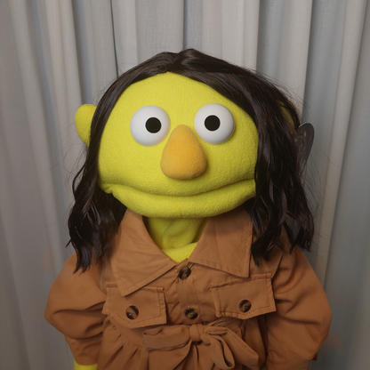 Megan – Yellow Hand Puppet | Safari Dress | Pubbets Lab Original | 1 of 1