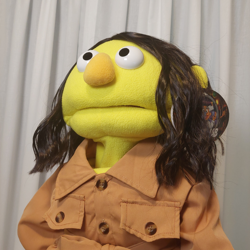 Megan – Yellow Hand Puppet | Safari Dress | Pubbets Lab Original | 1 of 1