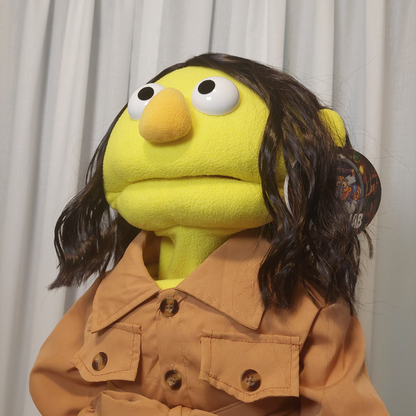 Megan – Yellow Hand Puppet | Safari Dress | Pubbets Lab Original | 1 of 1