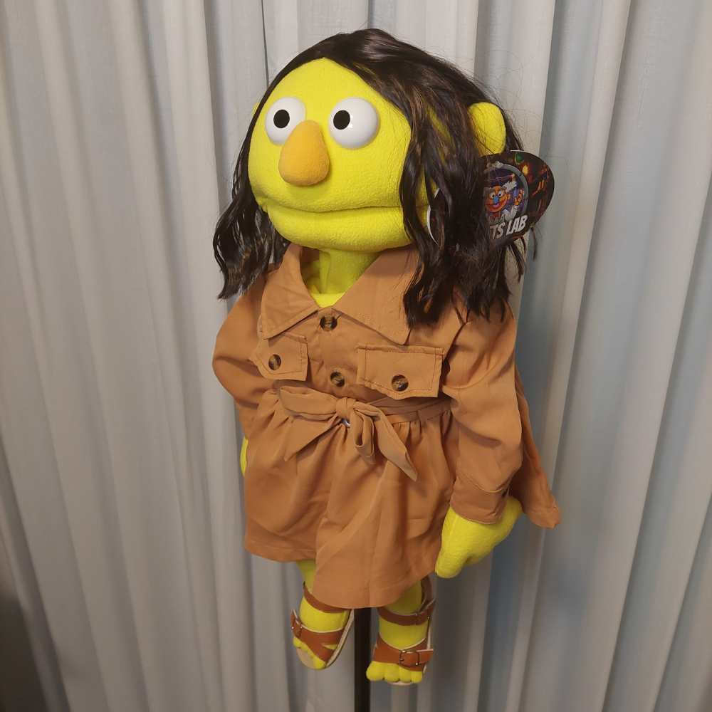 Megan – Yellow Hand Puppet | Safari Dress | Pubbets Lab Original | 1 of 1