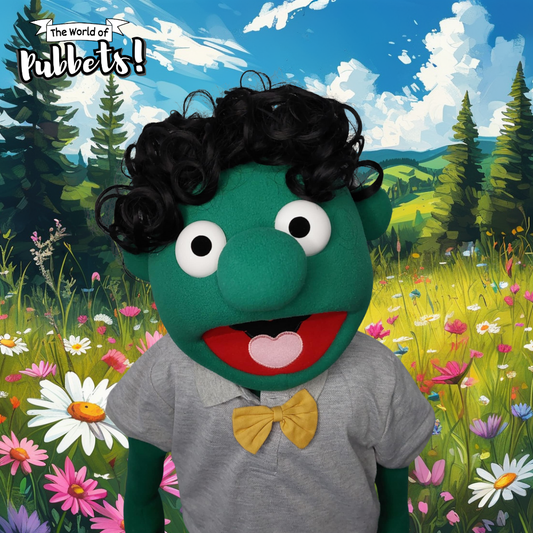 Mortimer- Premium 28" Full-Body Curly Haired Boy Puppet | DHL Express Shipping Included