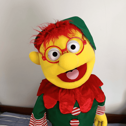 Orin the Elf | Full-Body Christmas Hand Puppet (1 of 1)