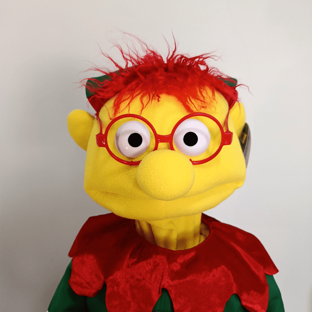 Orin the Elf | Full-Body Christmas Hand Puppet (1 of 1)