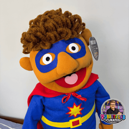 Pubbets Man! Superhero Hand Puppet | Pubbets Lab Curated | 1 of 1