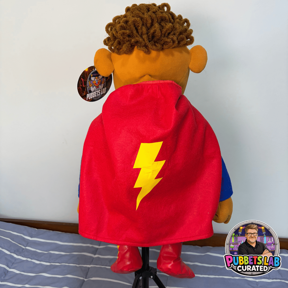 Pubbets Man! Superhero Hand Puppet | Pubbets Lab Curated | 1 of 1