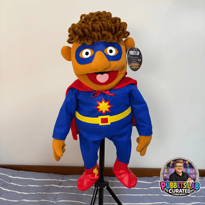 Pubbets Man! Superhero Hand Puppet | Pubbets Lab Curated | 1 of 1