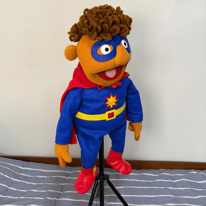 Pubbets Man! Superhero Hand Puppet | Pubbets Lab Curated | 1 of 1