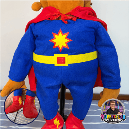 Pubbets Man! Superhero Hand Puppet | Pubbets Lab Curated | 1 of 1