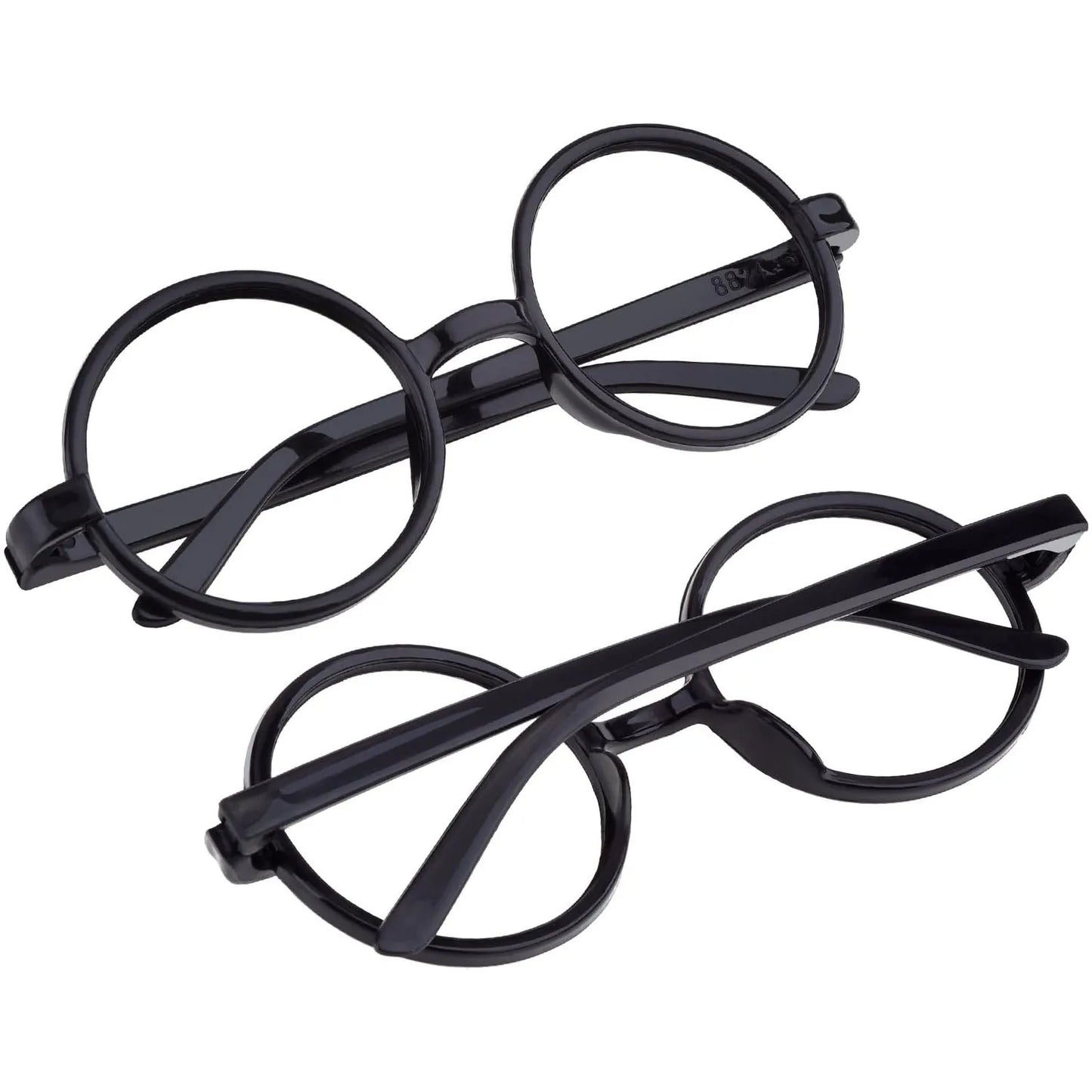Marvin’s Replacement Glasses – Round Black Costume Frames