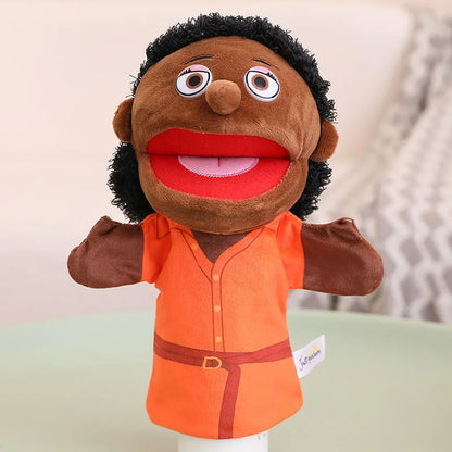 Fun Family Moving Mouth Hand Puppets- 12 Family Member Characters 28-33cm
