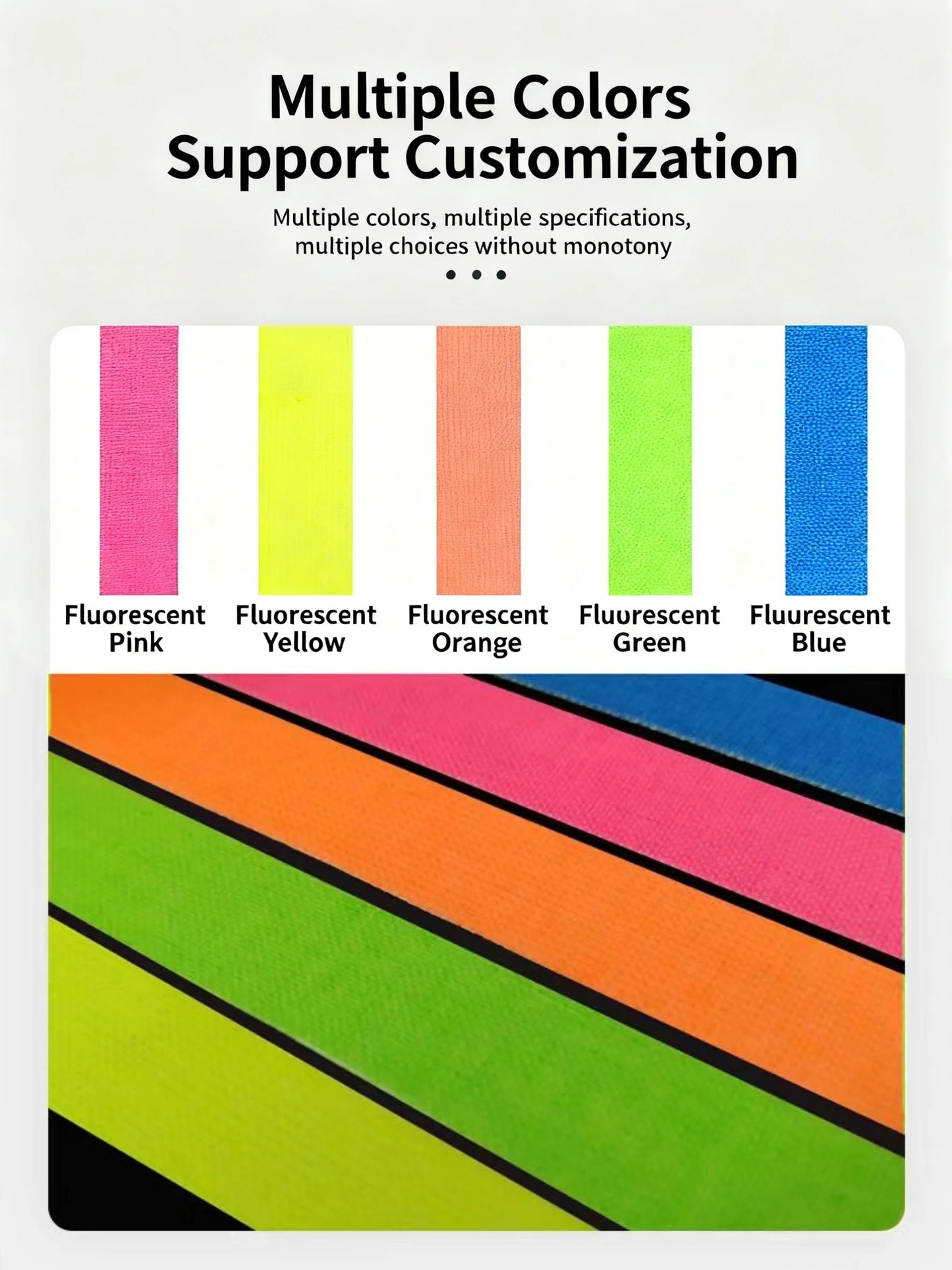 UV Glow Cotton Tape - 6 Rolls