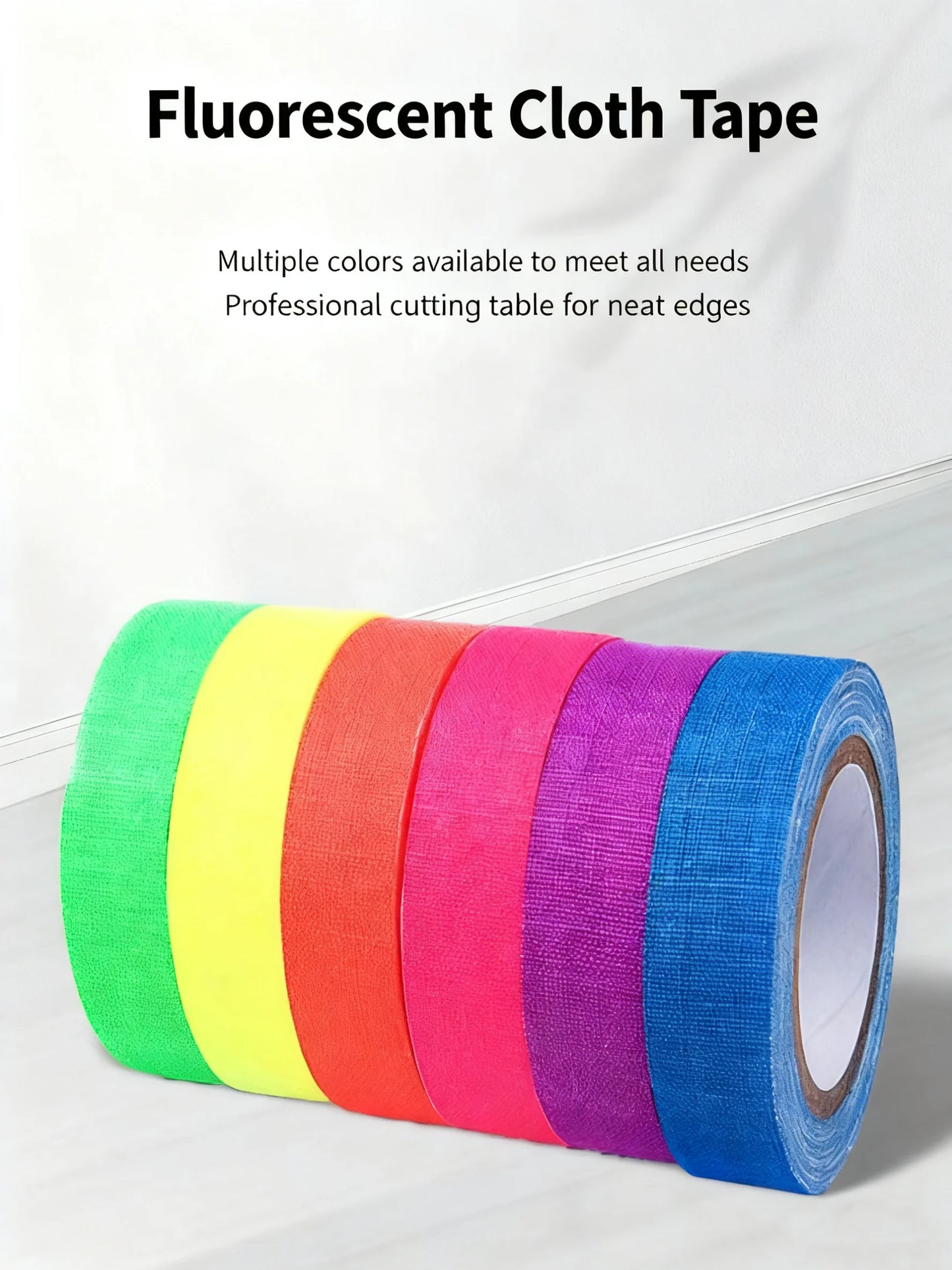 UV Glow Cotton Tape - 6 Rolls