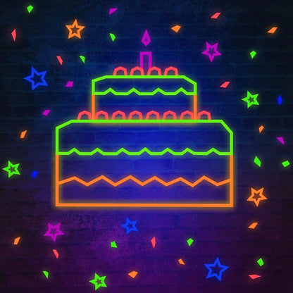 UV Glow Cotton Tape - 6 Rolls