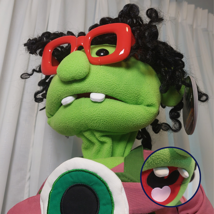 Schmoogle – Monster Hand Puppet | 3D Printed Teeth | Pubbets Lab | 1 of 1